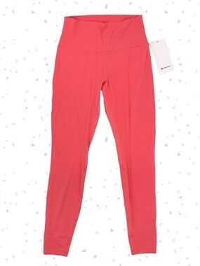 Lululemon Align High Rise Pant Pink Leggings 28” Raspberry Cream Size 8 - NEW